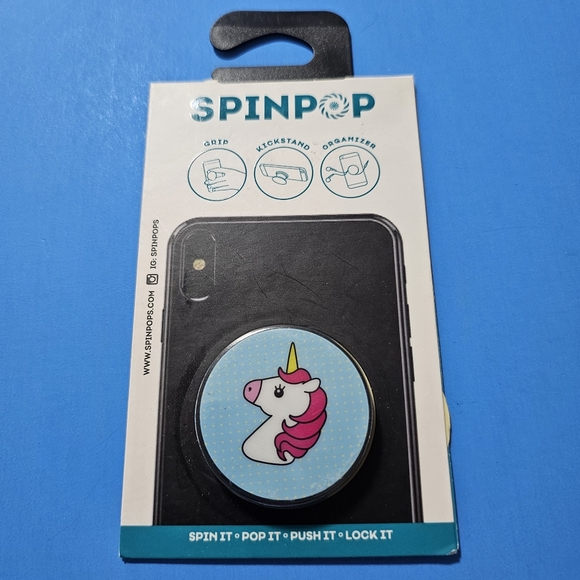 SpinPop: Pop-Up Phone Holder & Stand - UNICORN - Picture 4 of 4